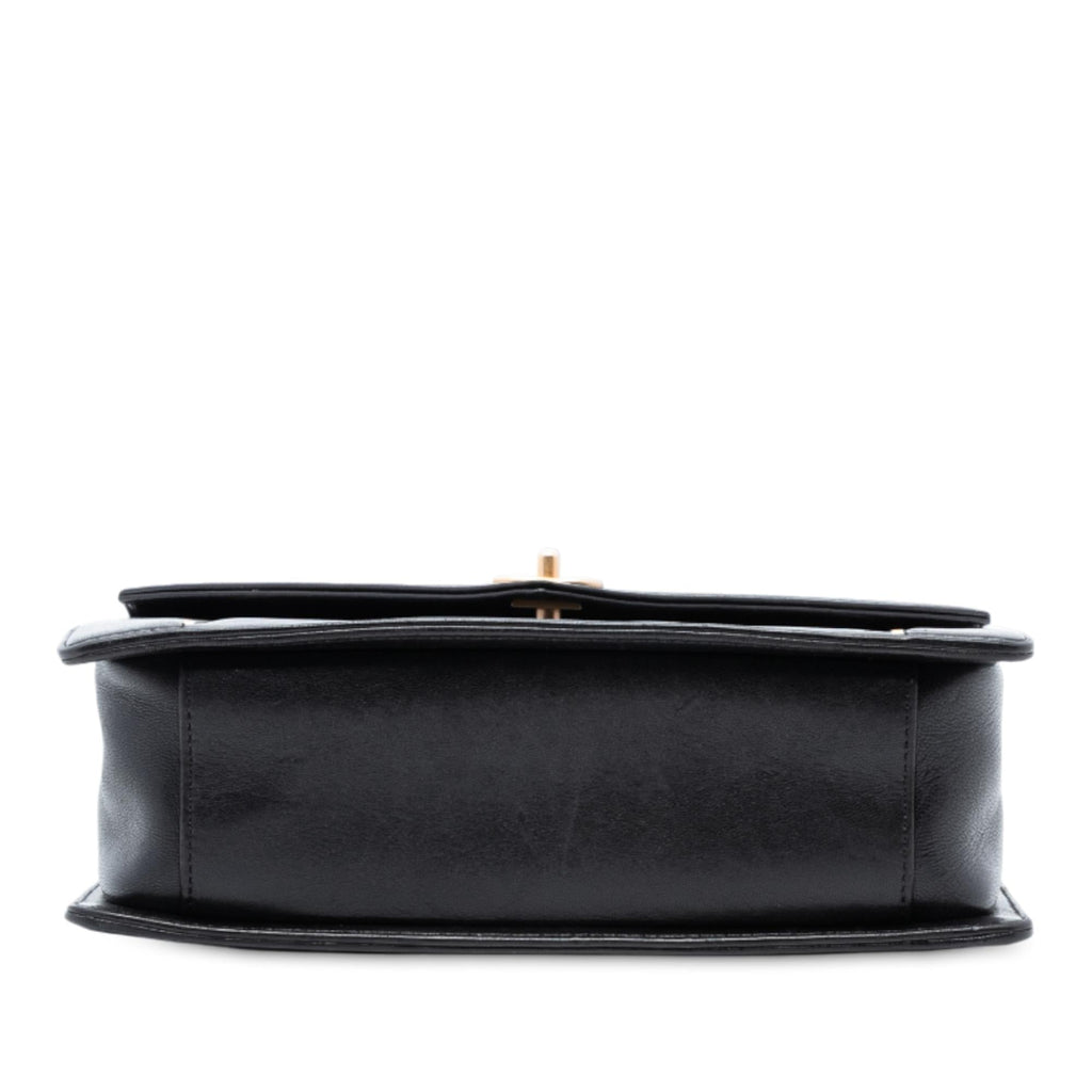Chanel Medium Reversed Chevron Lambskin Flap
