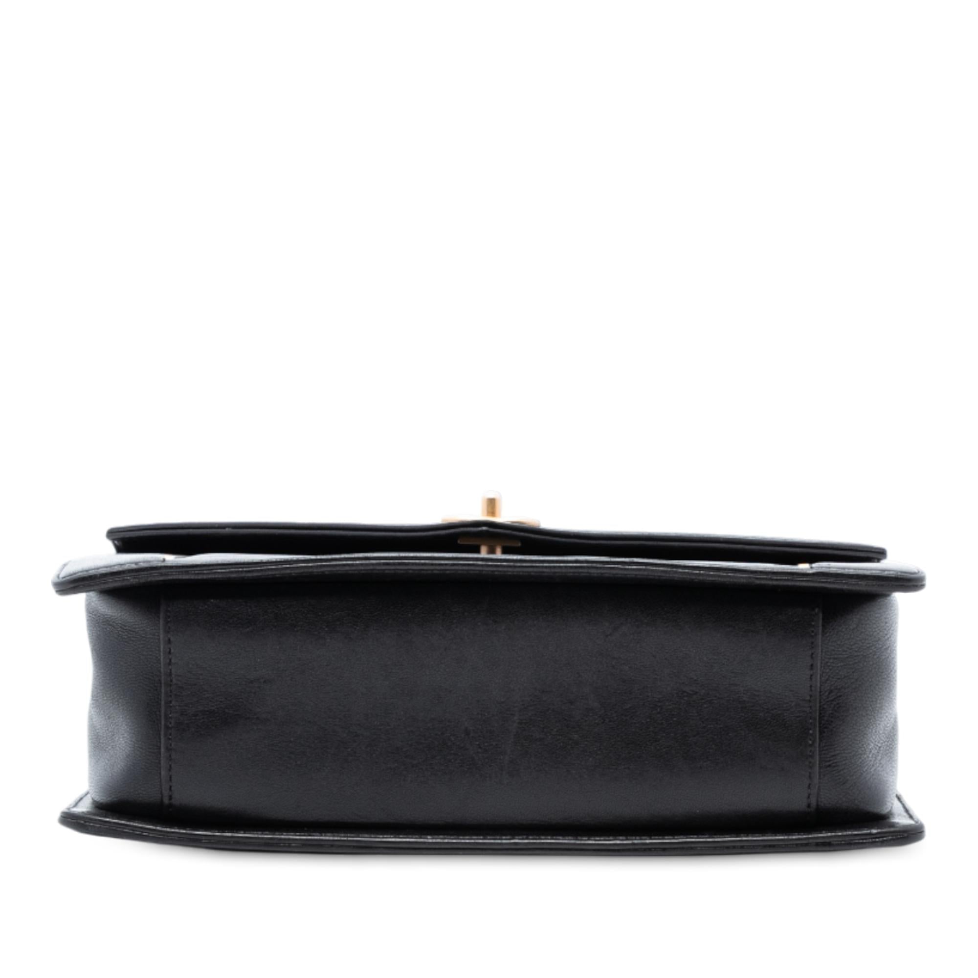 Chanel Medium Reversed Chevron Lambskin Flap