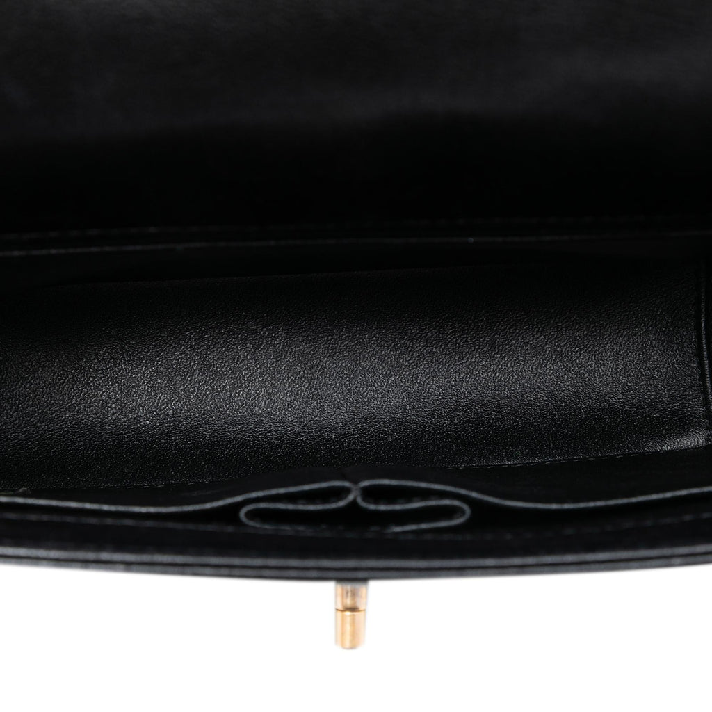 Chanel Medium Reversed Chevron Lambskin Flap