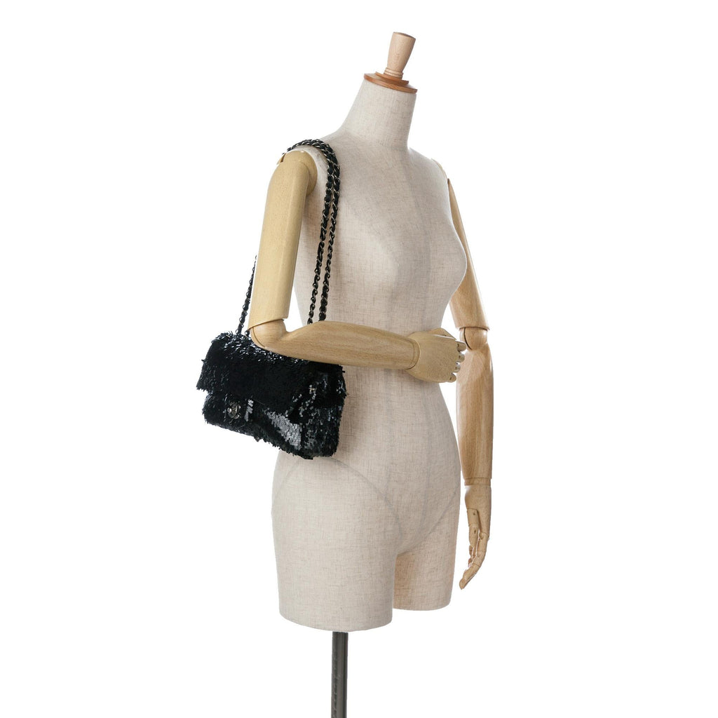Chanel Medium Sequins Single Flap (SHG-8JoiTG)