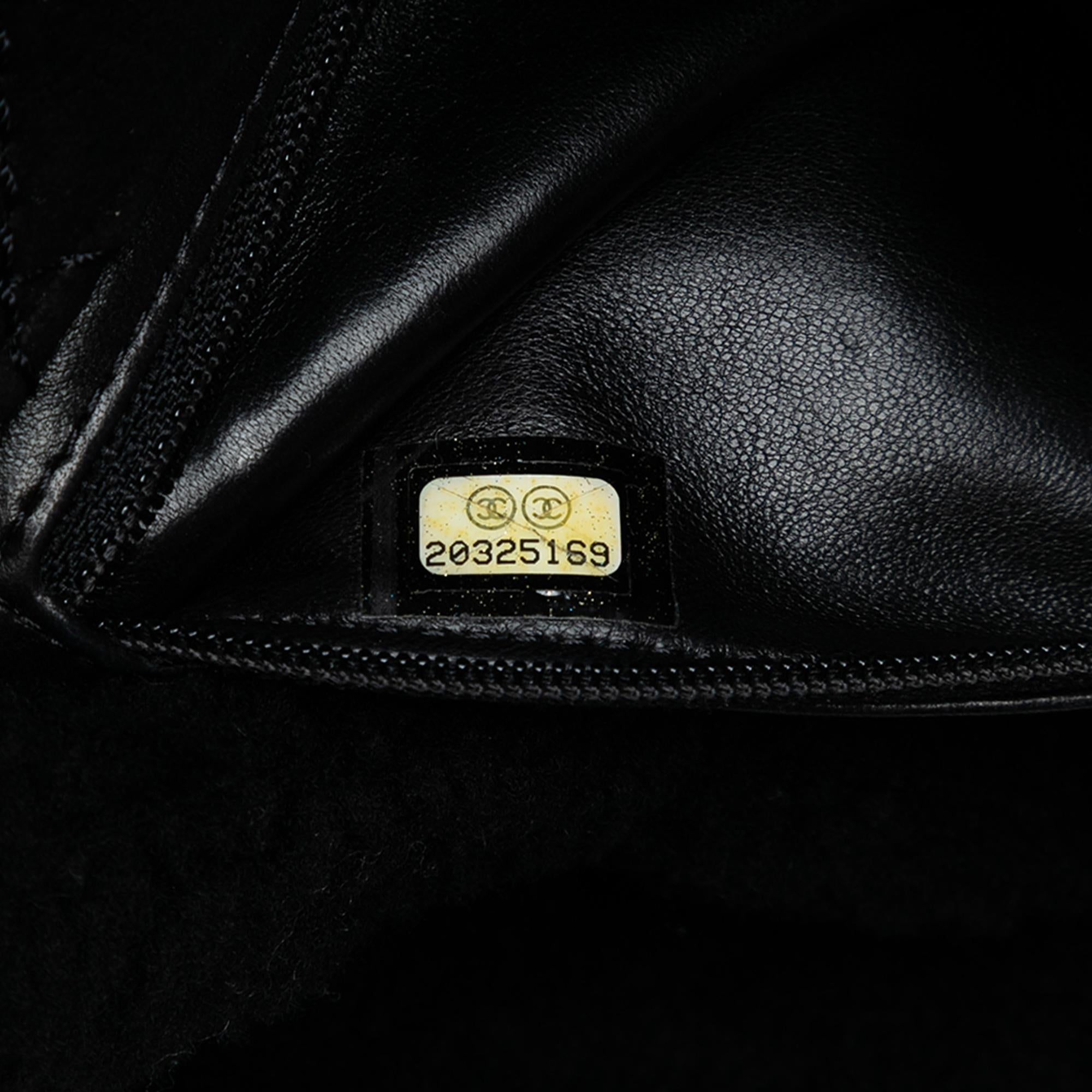 Chanel Medium Shearling Pearl Studded Flap