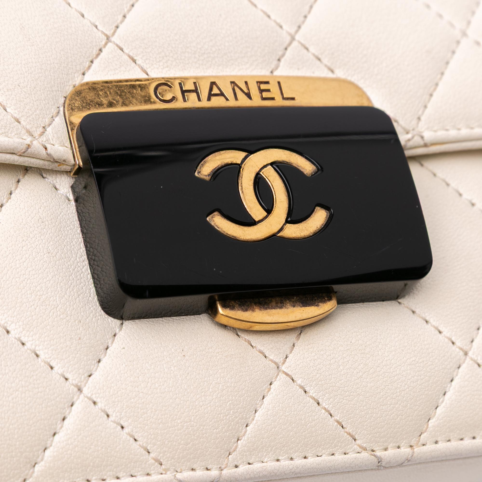 Chanel Medium Sheepskin Beauty Lock Flap