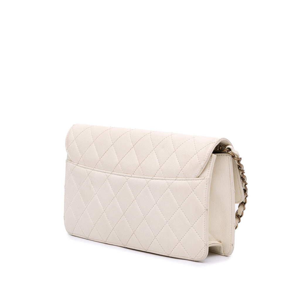 Chanel Medium Sheepskin Beauty Lock Flap