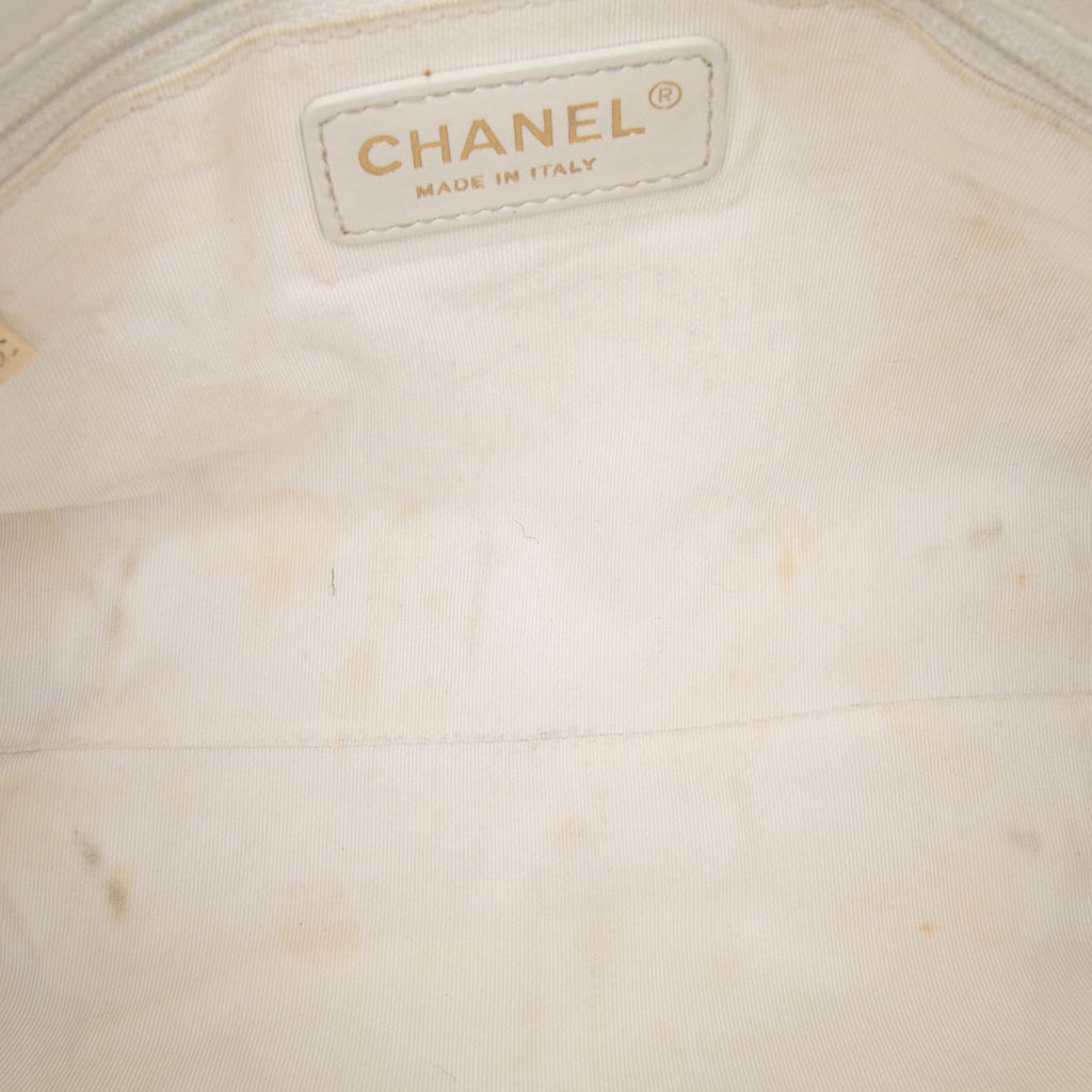 Chanel Medium Stitched Calfskin Covered CC Flap