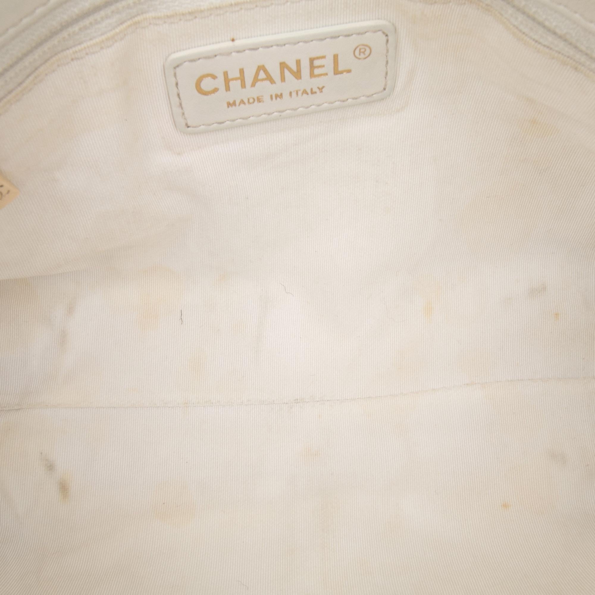 Chanel Medium Stitched Calfskin Covered CC Flap