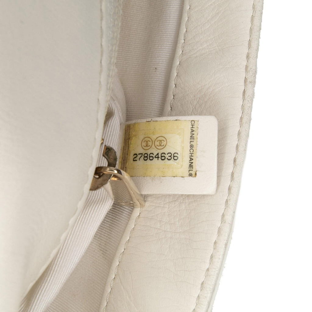 Chanel Medium Stitched Calfskin Covered CC Flap