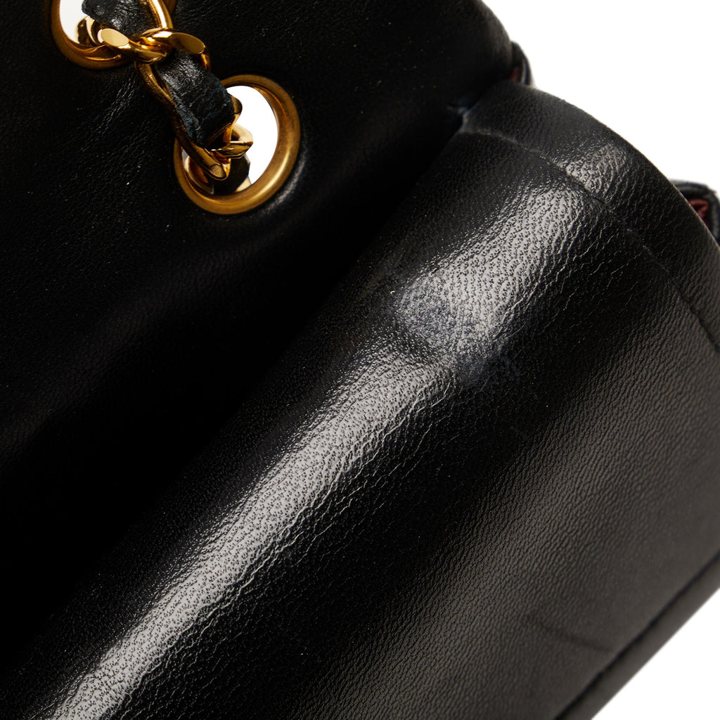 Chanel Medium Tall Classic Lambskin Double Flap (SHG-N2XA7B)