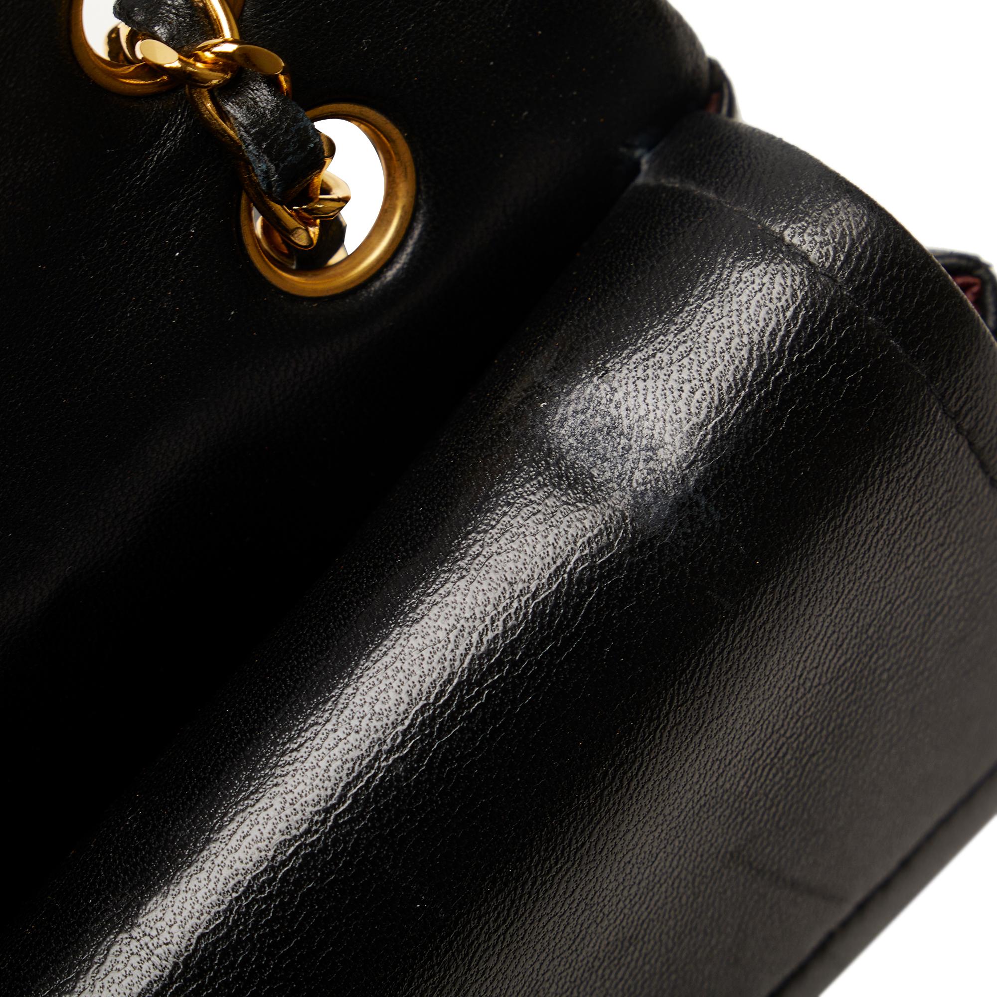 Chanel Medium Tall Classic Lambskin Double Flap (SHG-N2XA7B)