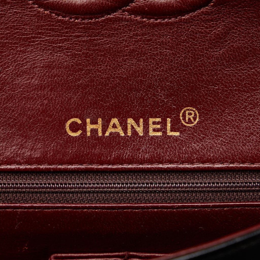 Chanel Medium Tall Classic Lambskin Double Flap (SHG-N2XA7B)