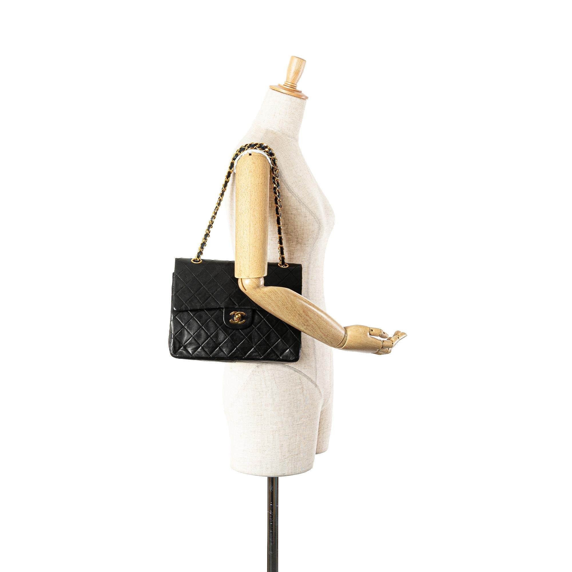 Chanel Medium Tall Classic Lambskin Double Flap