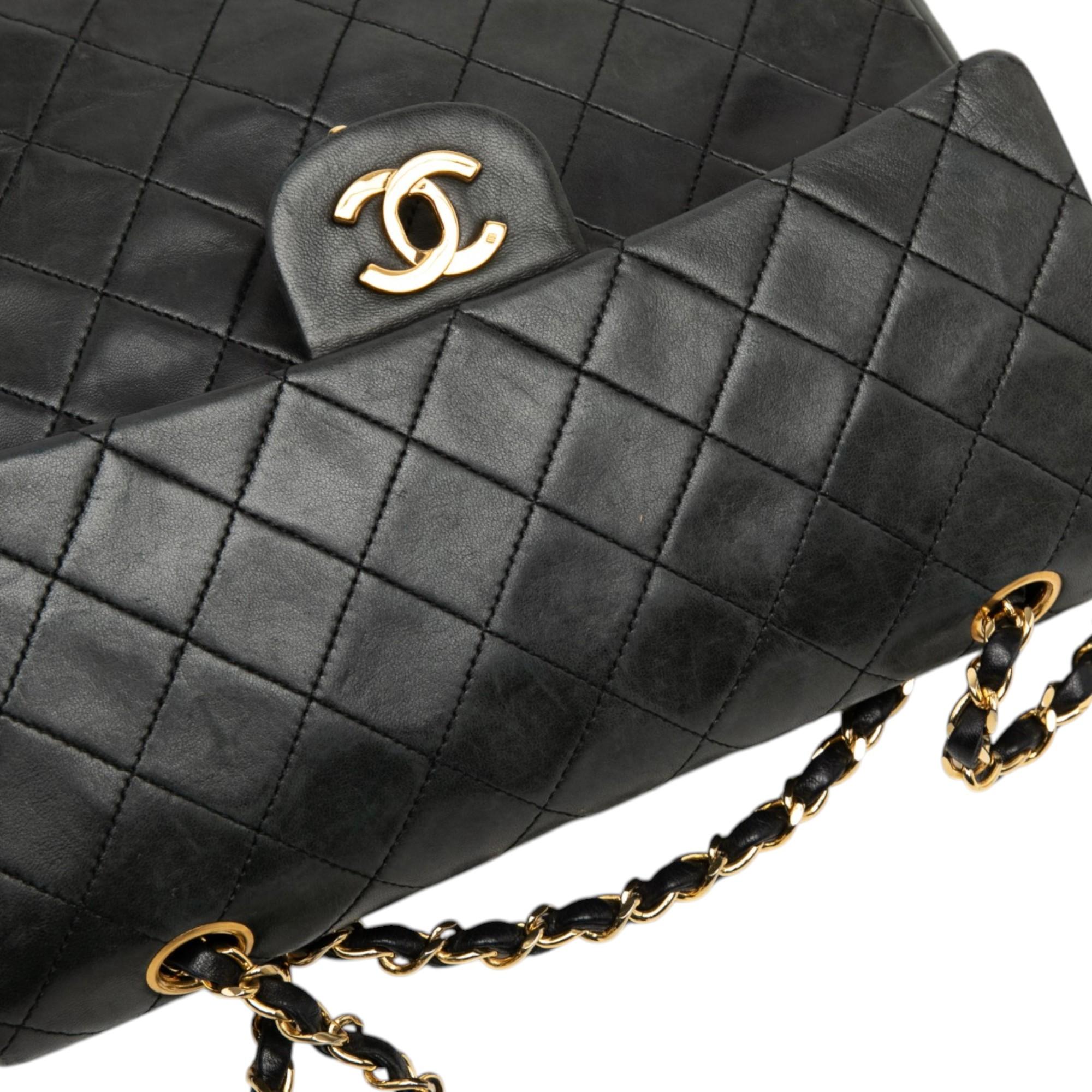 Chanel Medium Tall Classic Lambskin Double Flap