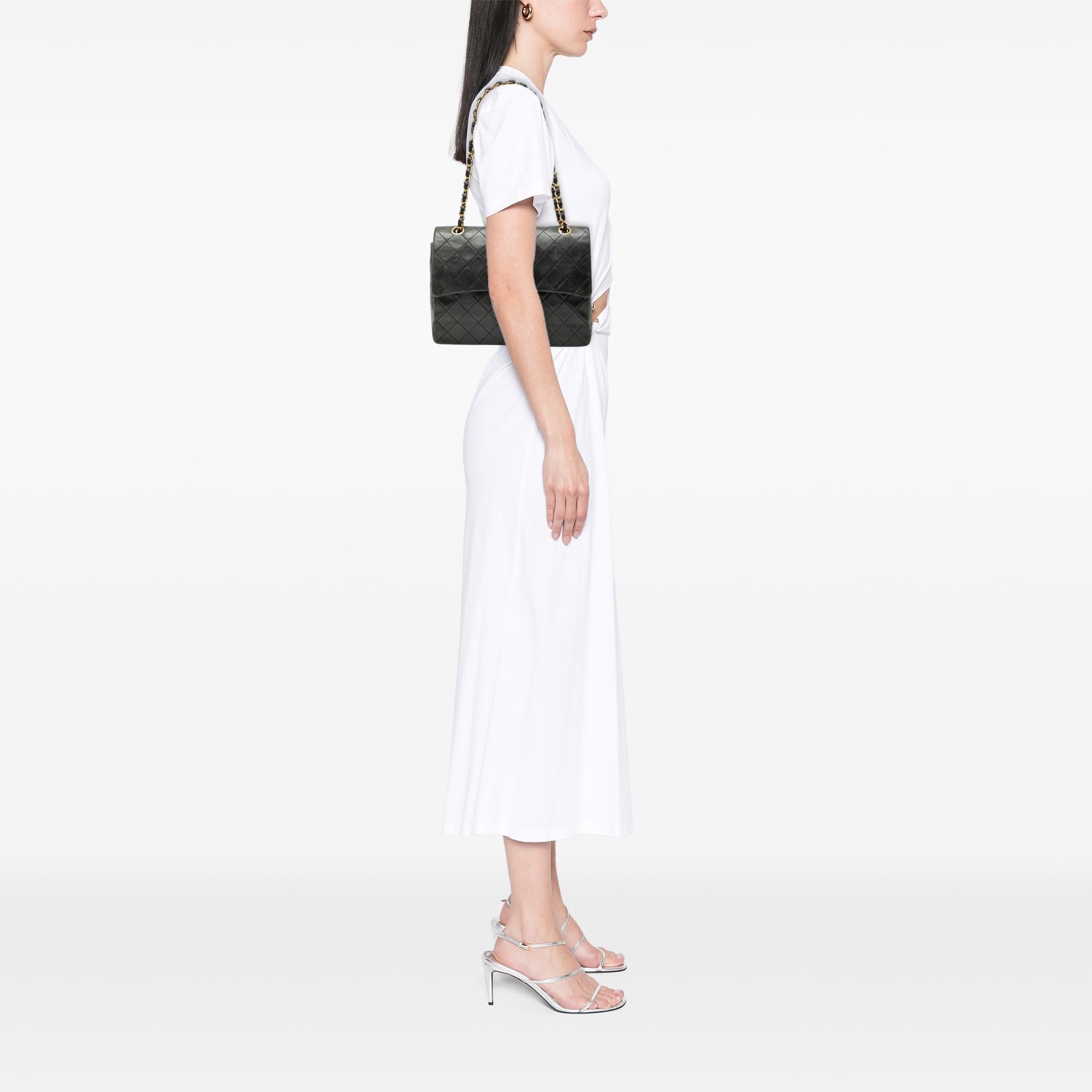 Chanel Medium Tall Classic Lambskin Double Flap