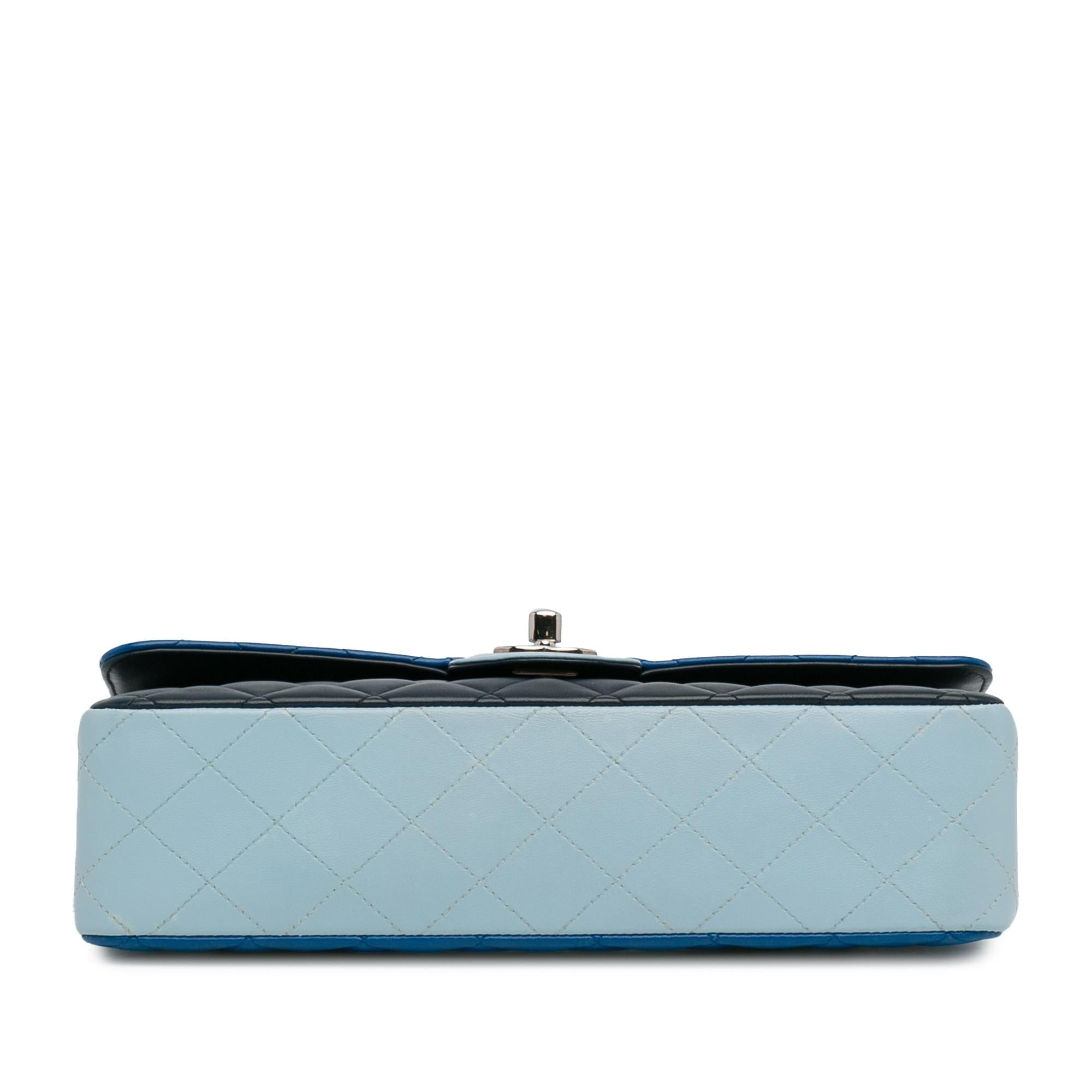 Chanel Medium Tricolor Lambskin Double Flap (SHG-9xy5Fb)