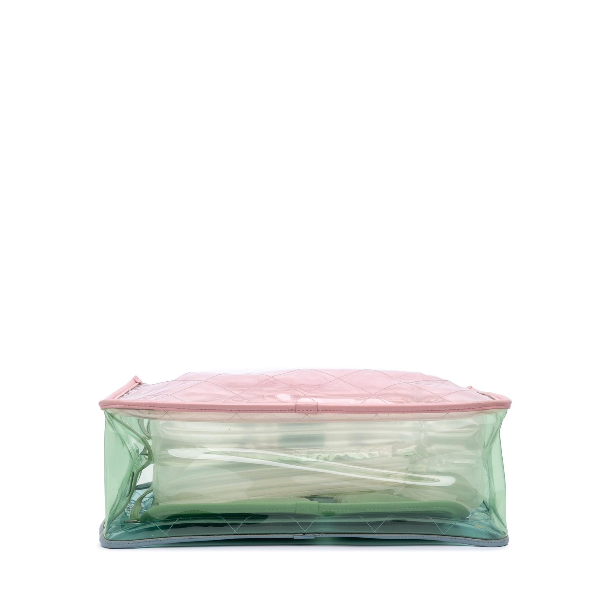 Chanel Medium Tricolor PVC and Lambskin Coco Splash Shopping Tote