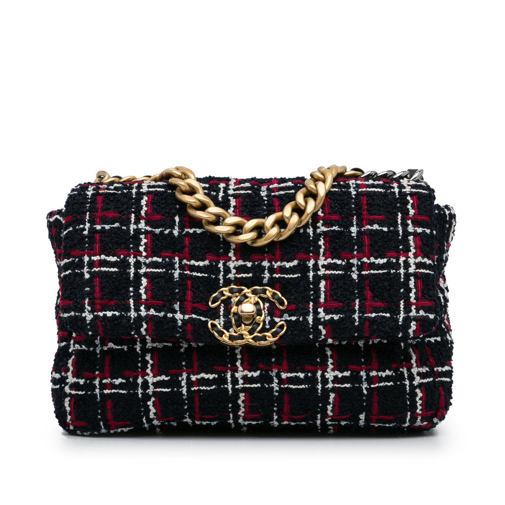 Chanel Medium Tweed 19 Flap Bag (SHG-cPJBQB)