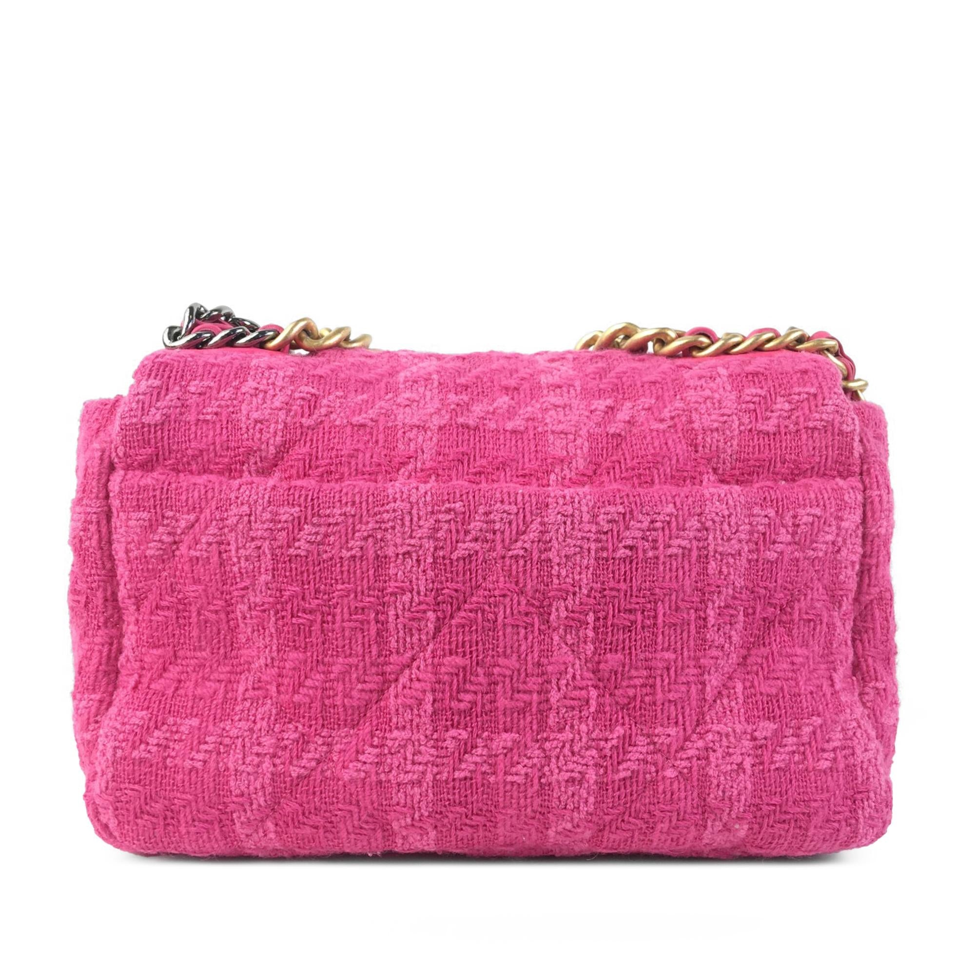 Chanel Medium Tweed 19 Flap (SHG-njtjMw)