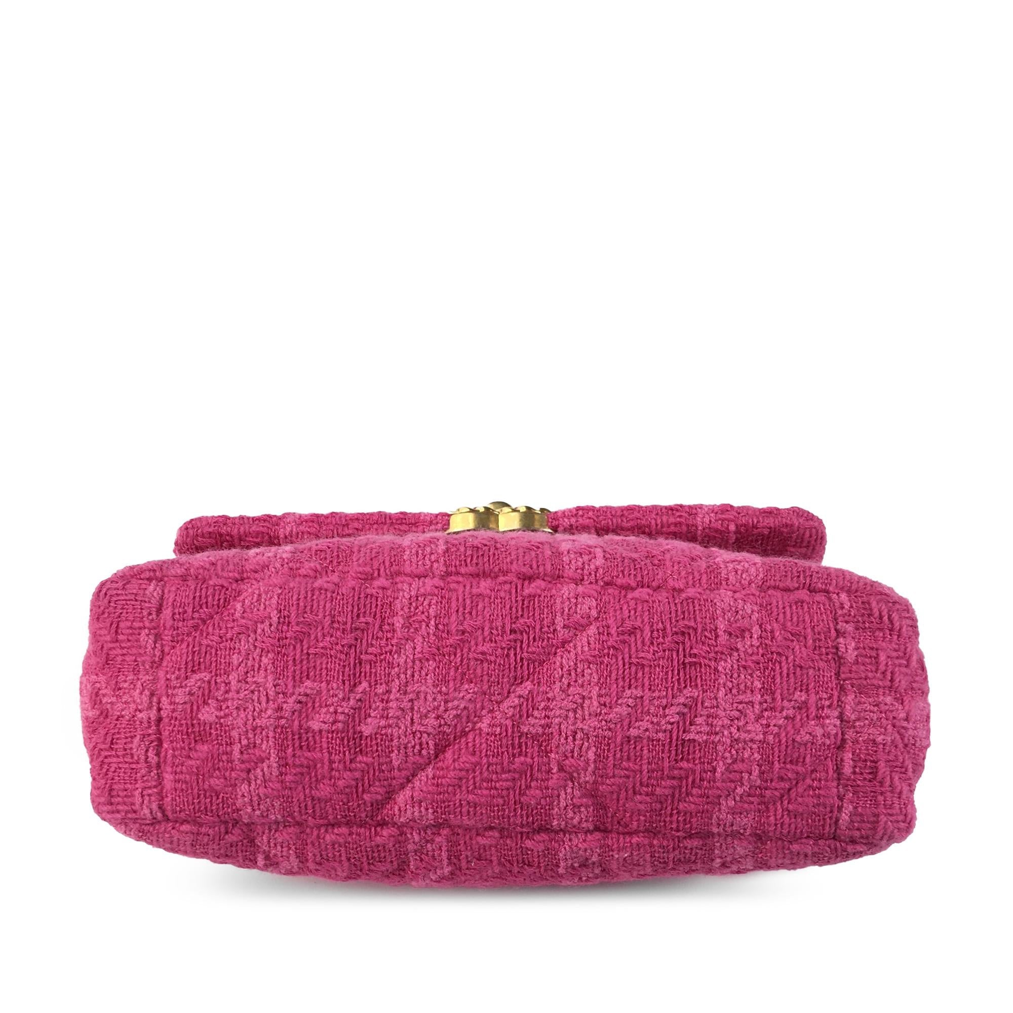 Chanel Medium Tweed 19 Flap (SHG-njtjMw)