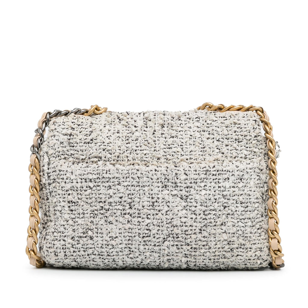 Chanel Medium Tweed 19 Flap (SHG-GKU36x)
