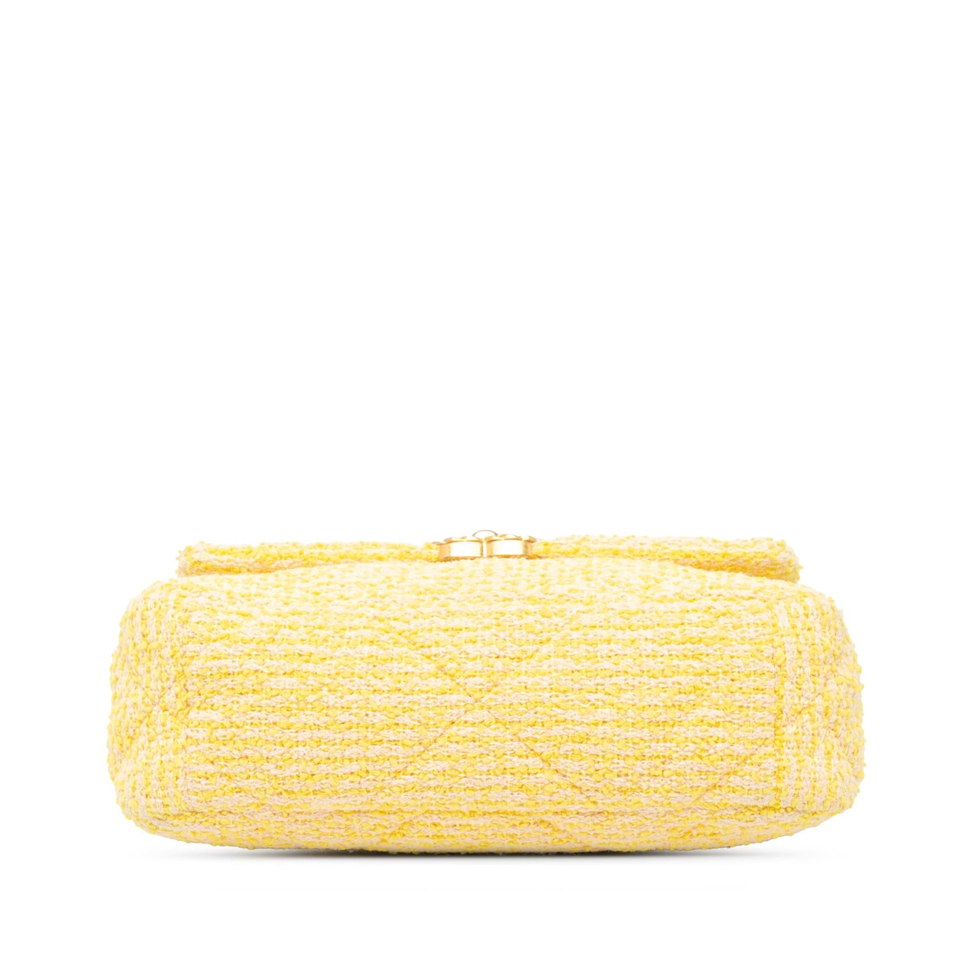 Chanel Medium Tweed 19 Flap (SHG-MtdIAp)