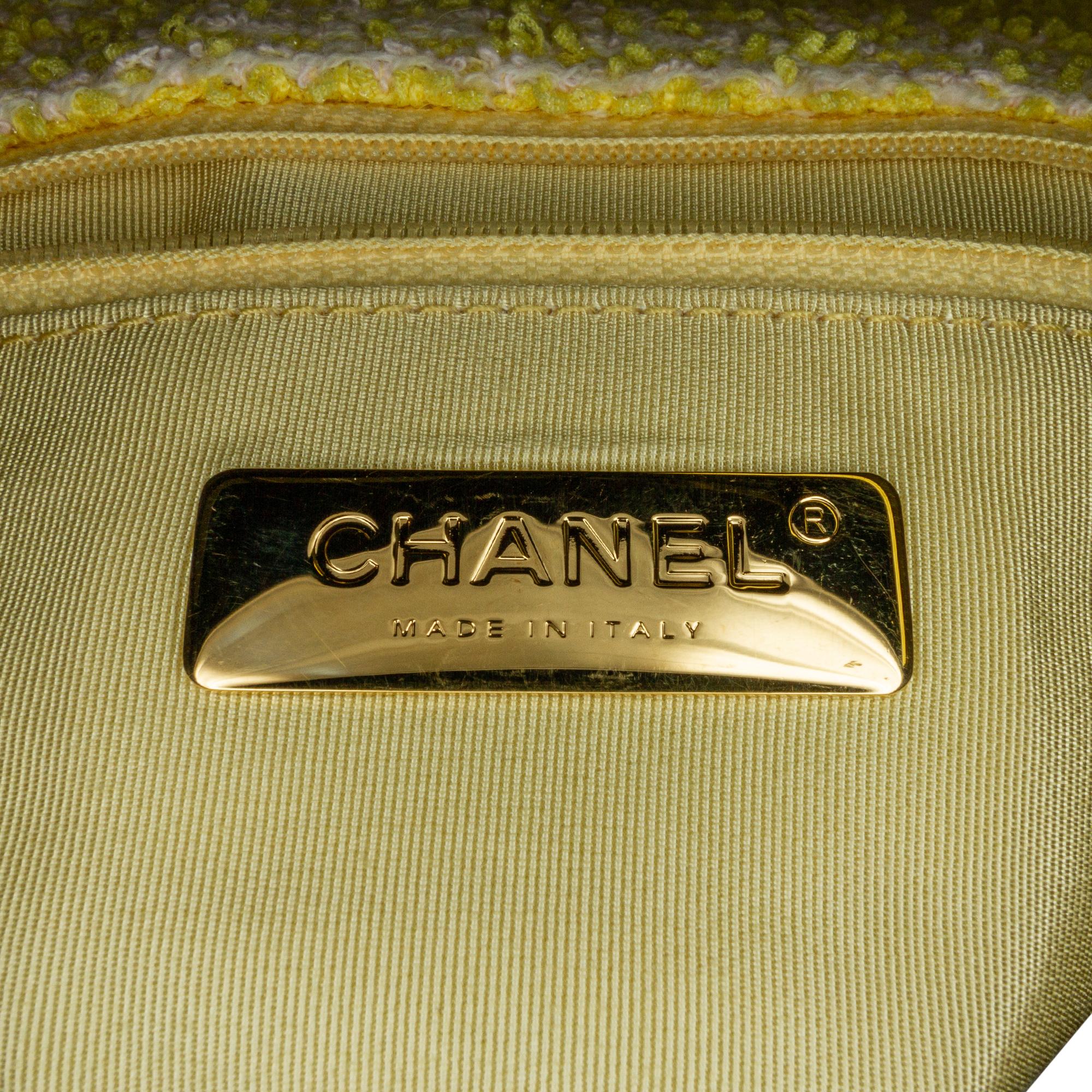 Chanel Medium Tweed 19 Flap (SHG-MtdIAp)