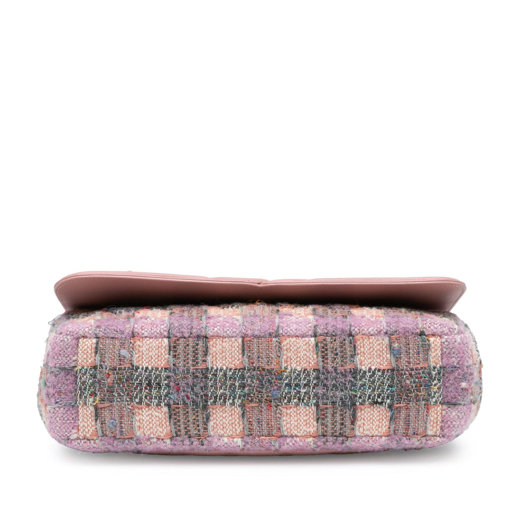 Chanel Medium Tweed CC Filigree Flap (SHG-etcTz4)