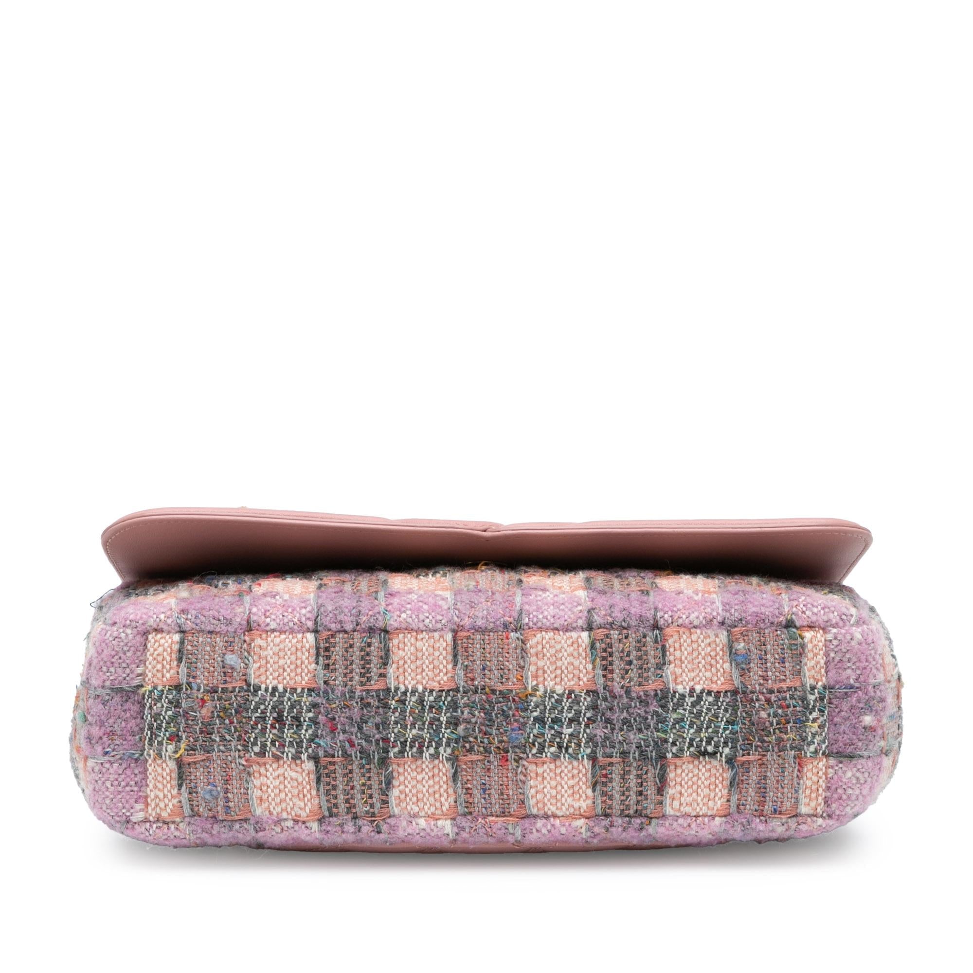 Chanel Medium Tweed CC Filigree Flap (SHG-etcTz4)