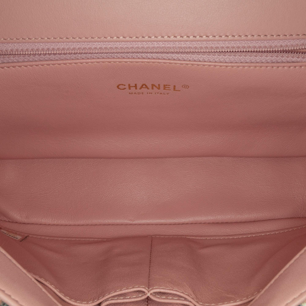 Chanel Medium Tweed CC Filigree Flap (SHG-etcTz4)
