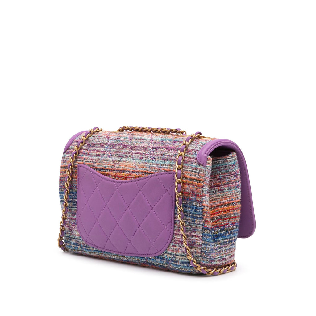 Chanel Medium Tweed CC Filigree Flap