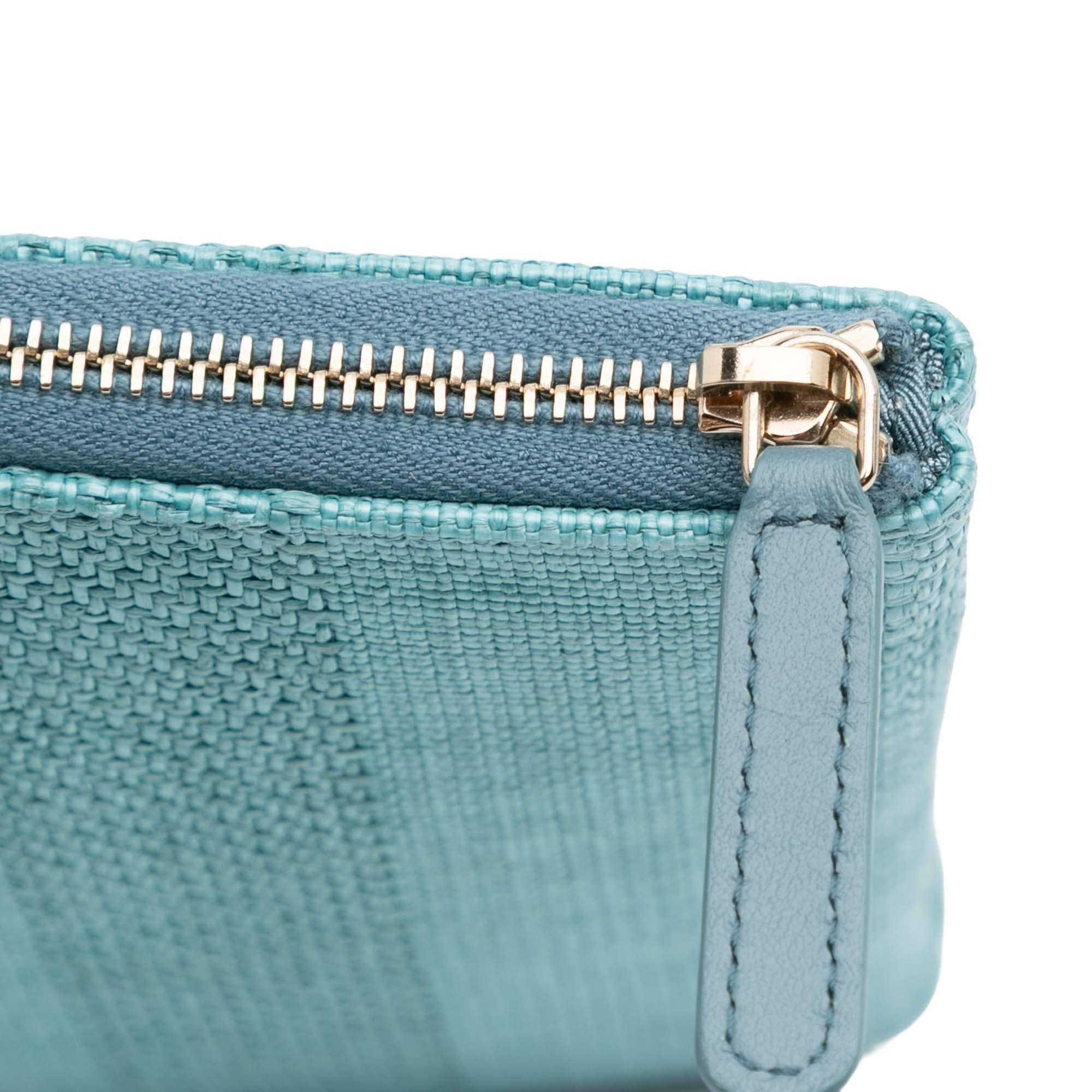 Chanel Medium Tweed Deauville O Case Clutch