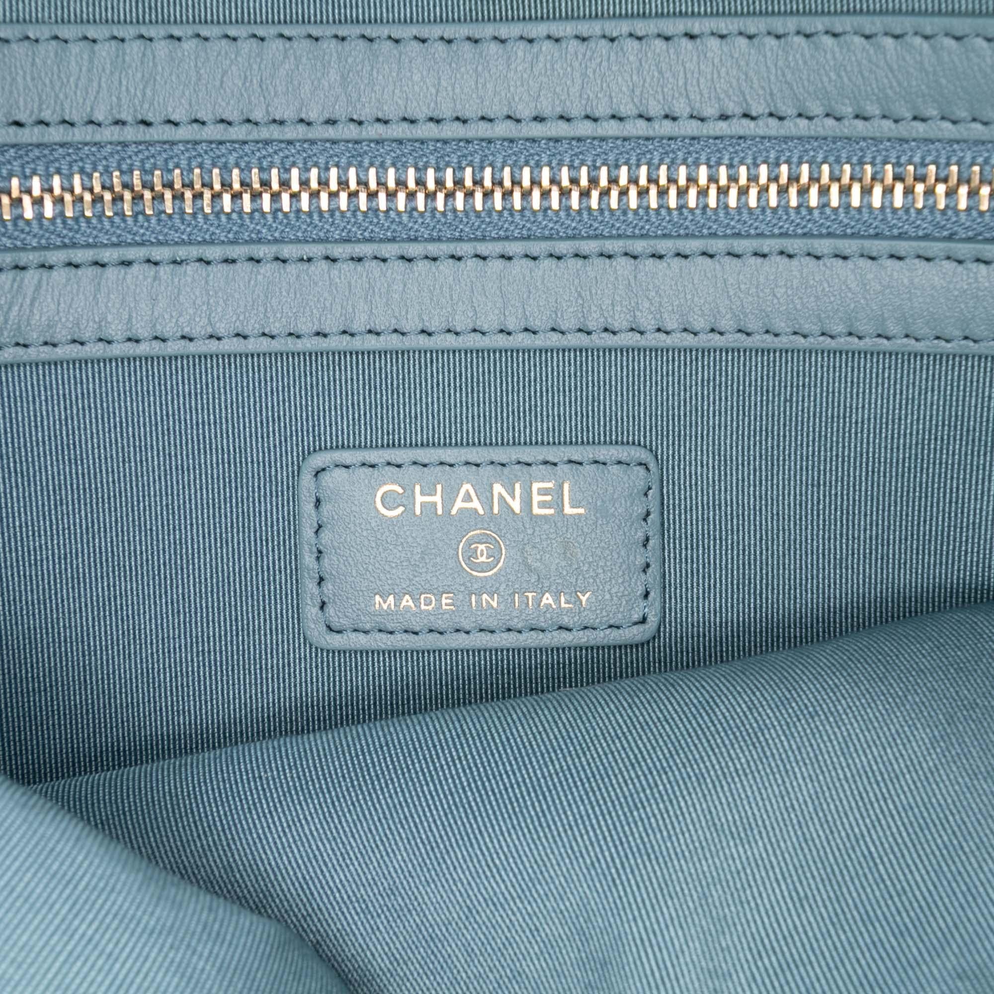 Chanel Medium Tweed Deauville O Case Clutch