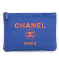 Chanel Medium Tweed Deauville O Case Clutch