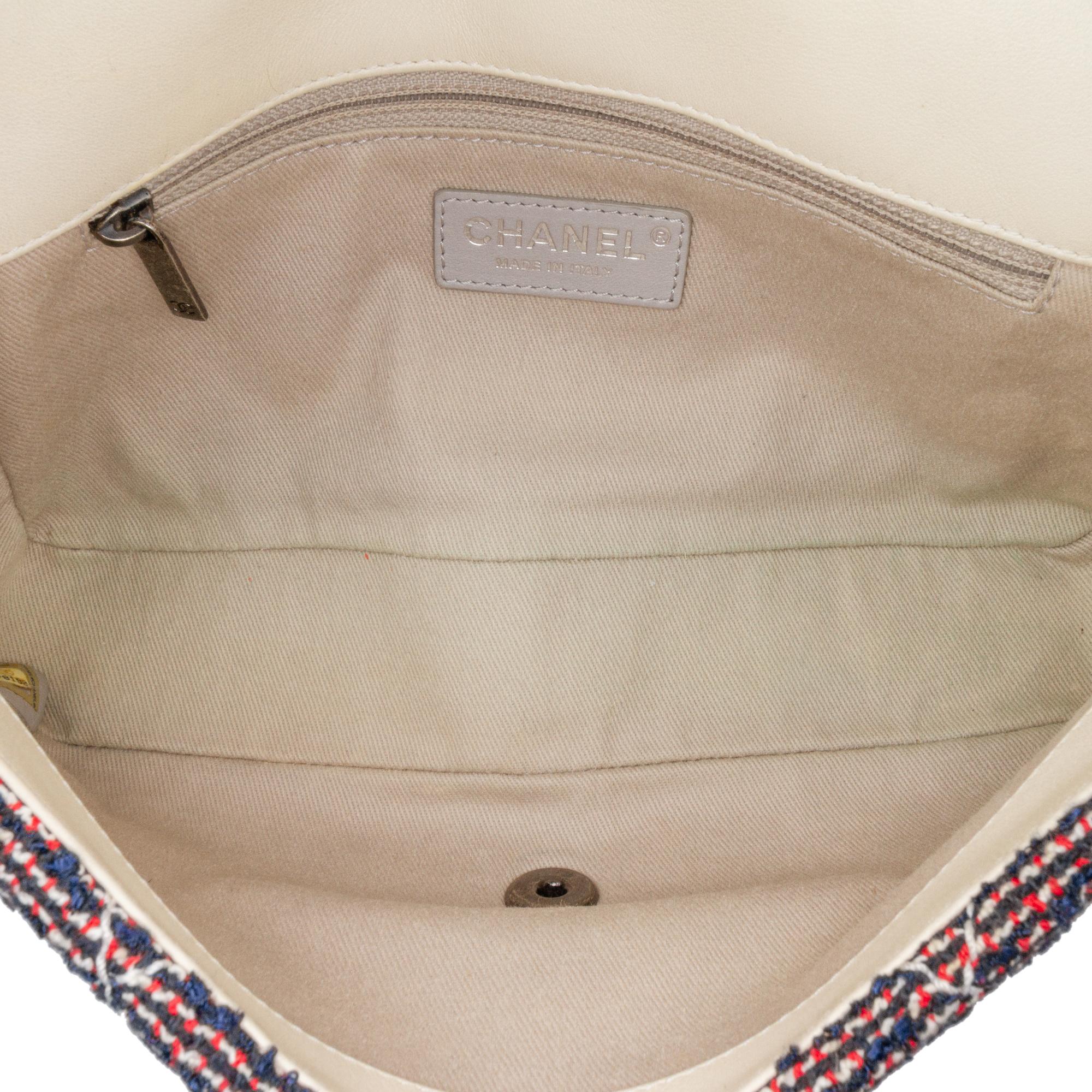 Chanel Medium Tweed Single Flap