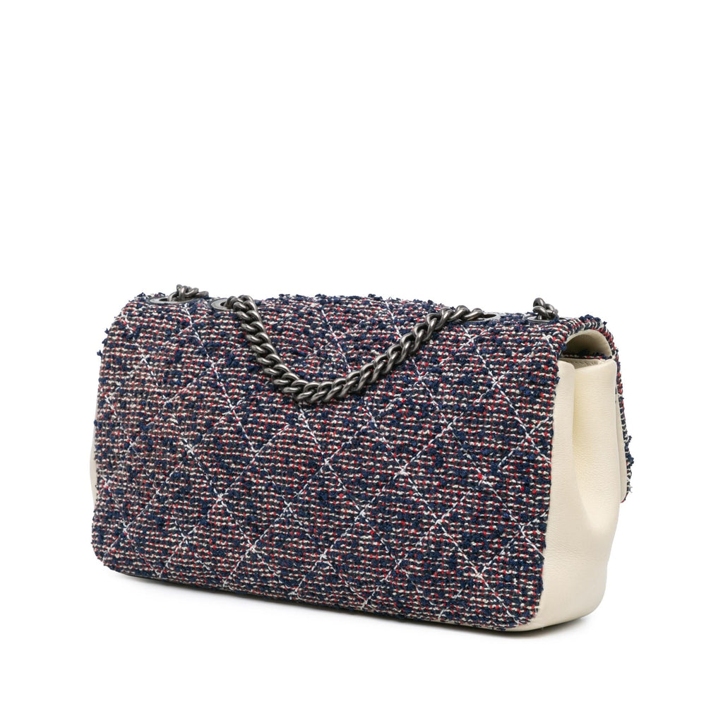 Chanel Medium Tweed Single Flap