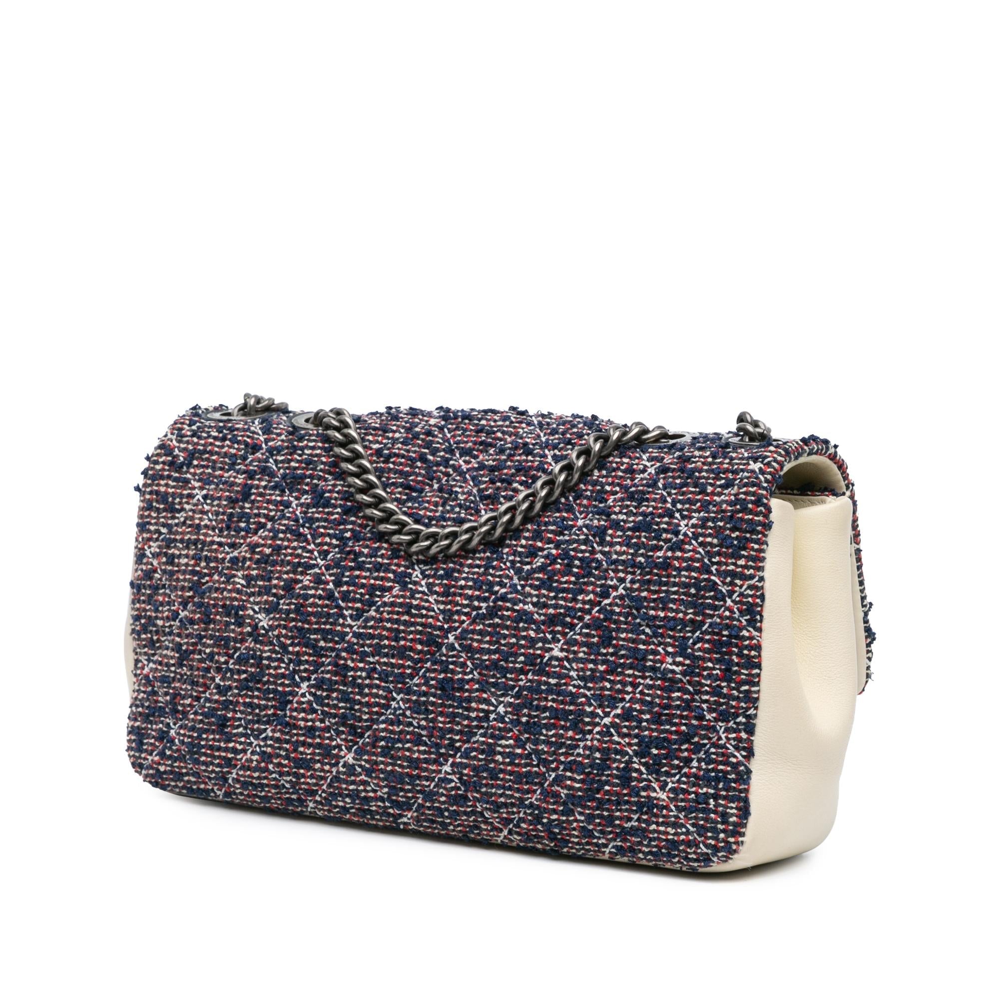 Chanel Medium Tweed Single Flap