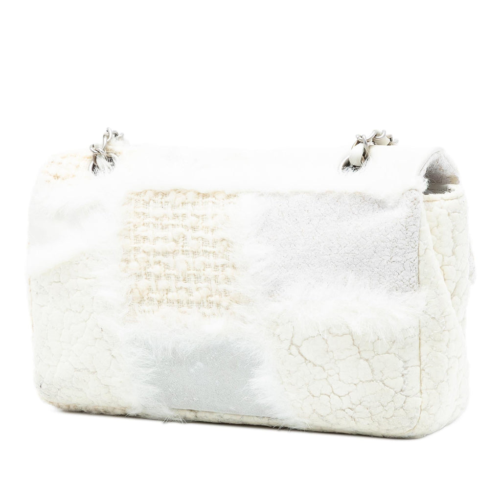 Chanel Medium Tweed and Mixed Medium Patchwork Single Flap