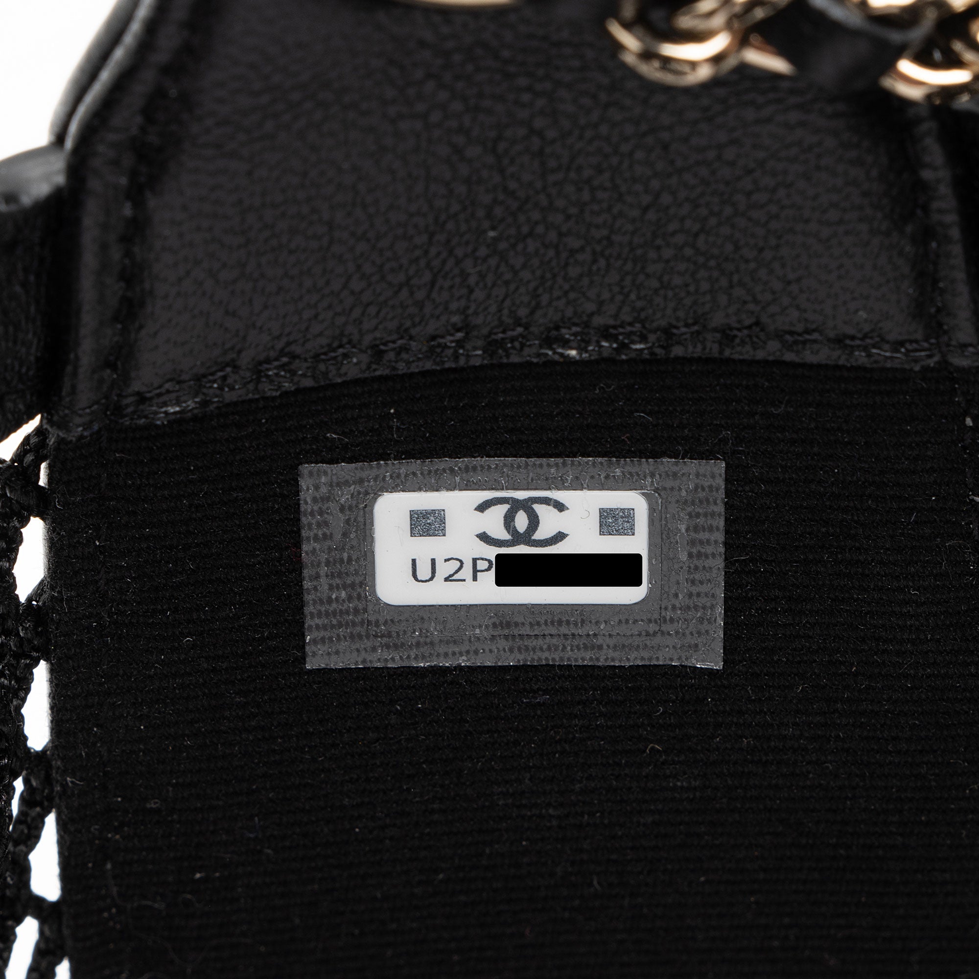 Chanel Mesh Lambskin Clutch with Chain