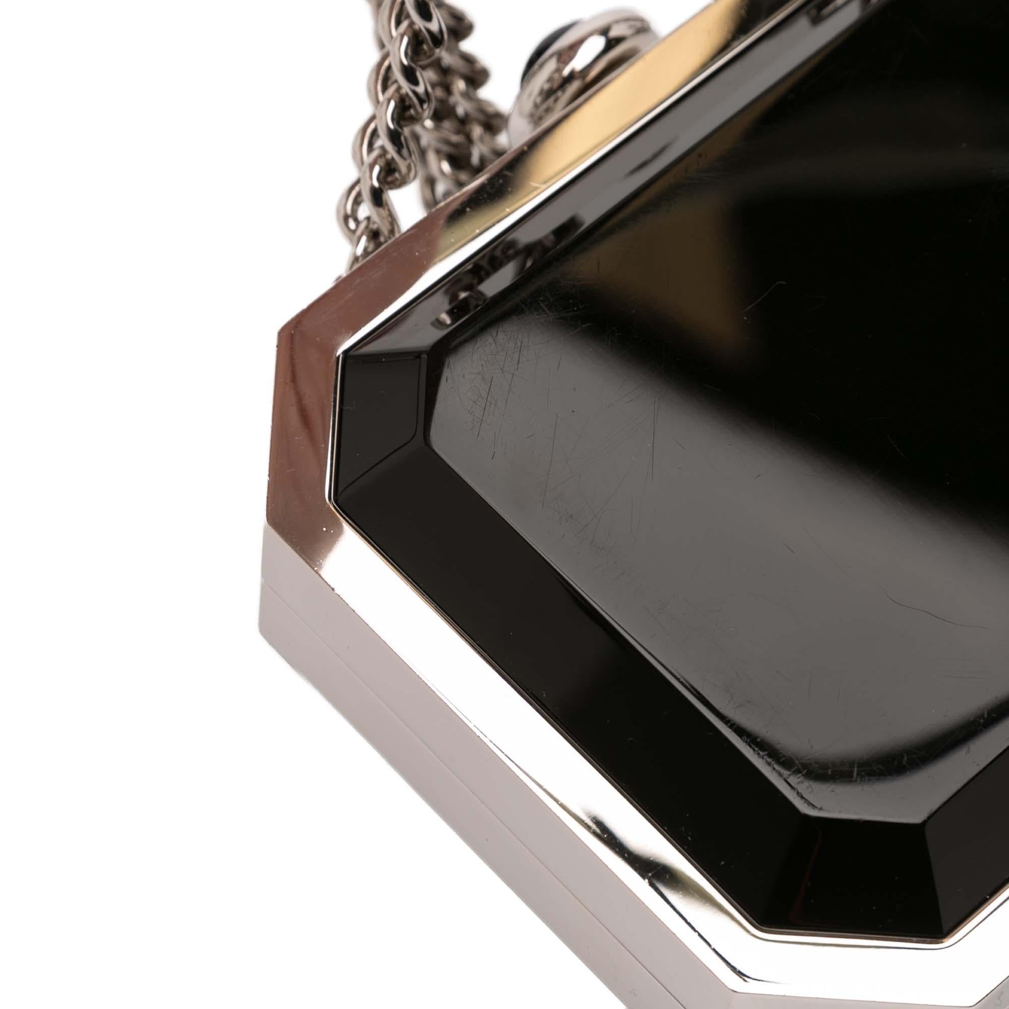 Chanel Metal Acrylic Premiere Minaudiere on Chain