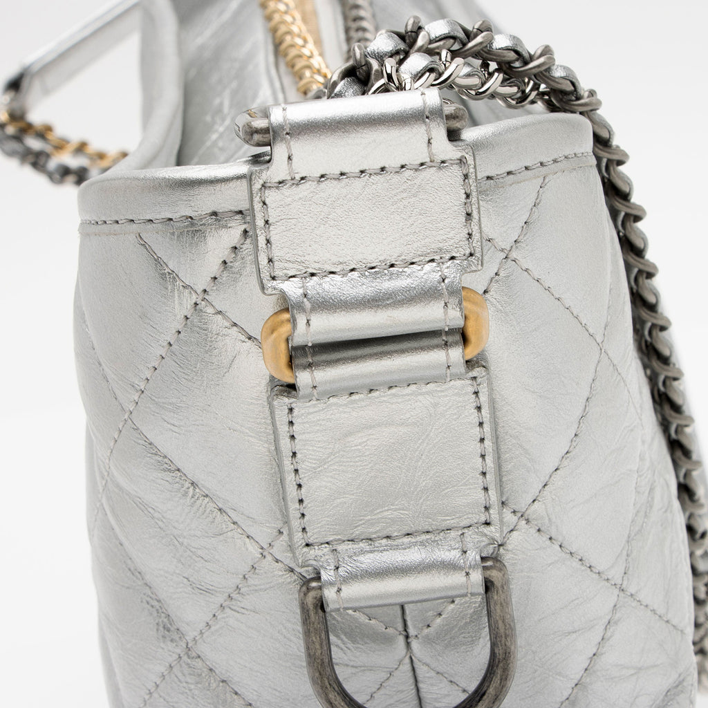 Chanel Metallic Aged Calfskin Gabrielle Medium Hobo (SHF-RJhsNR)