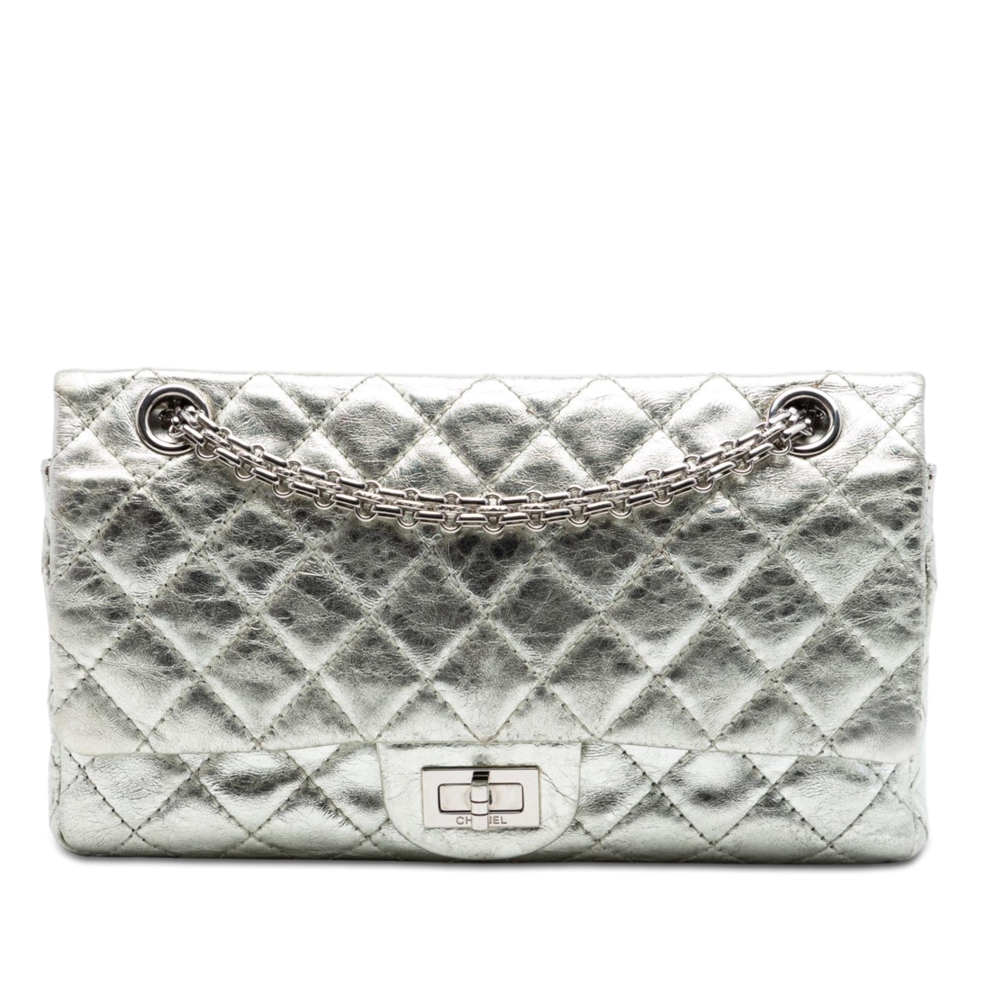 Chanel Metallic Aged Calfskin Reissue 2.55 Double Flap 225