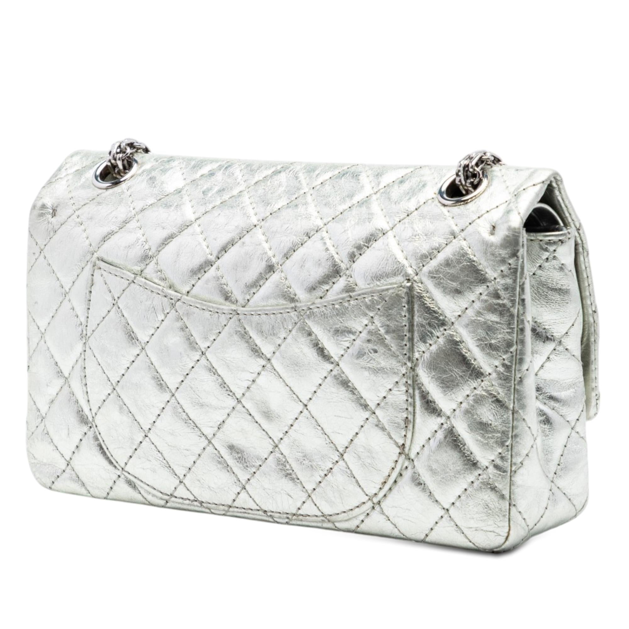 Chanel Metallic Aged Calfskin Reissue 2.55 Double Flap 225