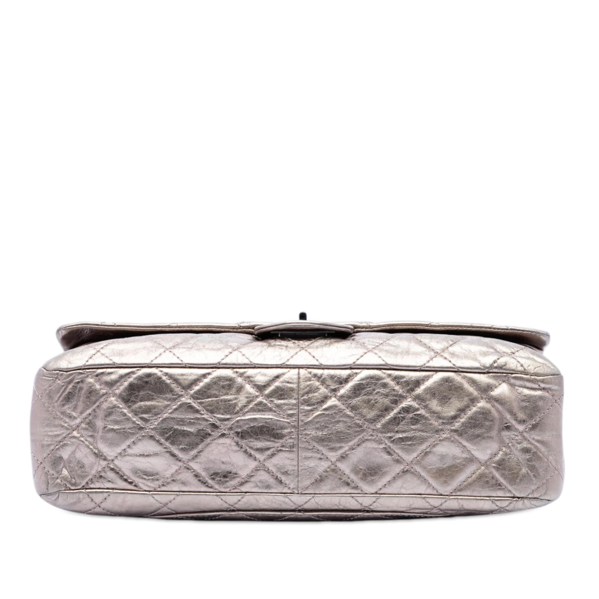 Chanel Metallic Aged Calfskin Reissue 2.55 Double Flap 227
