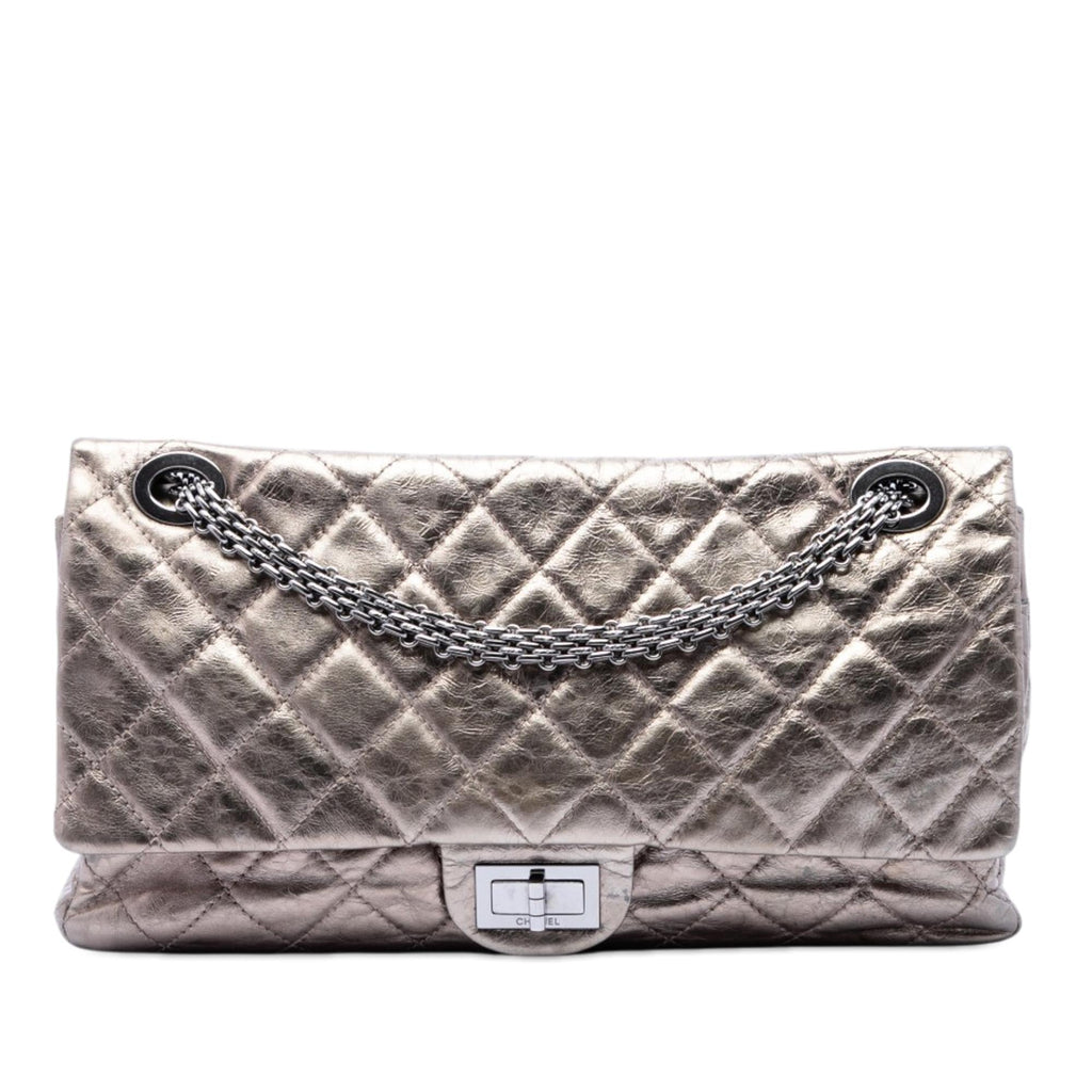 Chanel Metallic Aged Calfskin Reissue 2.55 Double Flap 227
