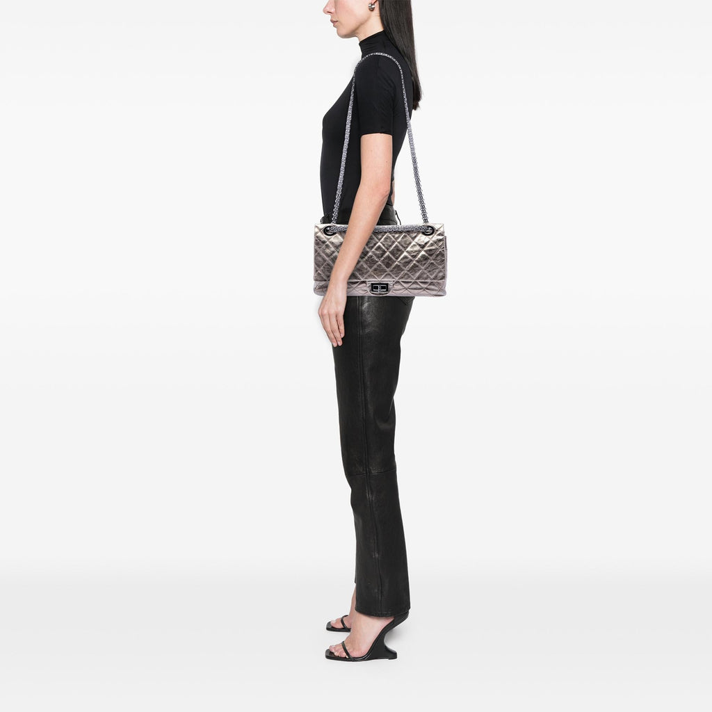 Chanel Metallic Aged Calfskin Reissue 2.55 Double Flap 227