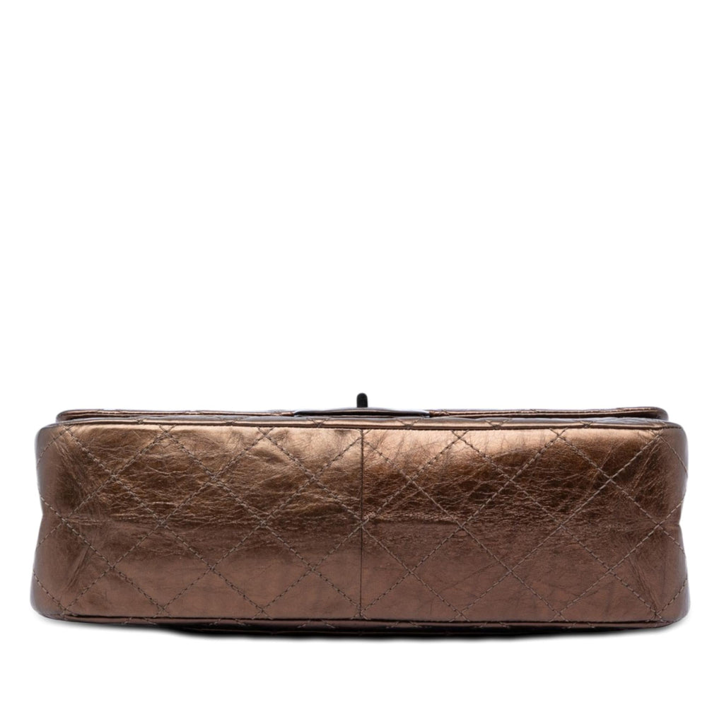 Chanel Metallic Aged Calfskin Reissue 2.55 Single Flap 227