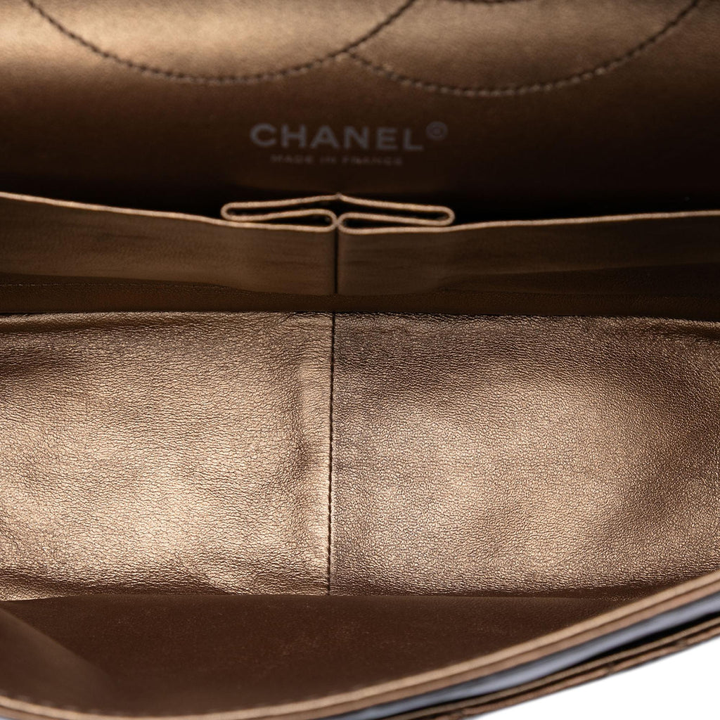 Chanel Metallic Aged Calfskin Reissue 2.55 Single Flap 227