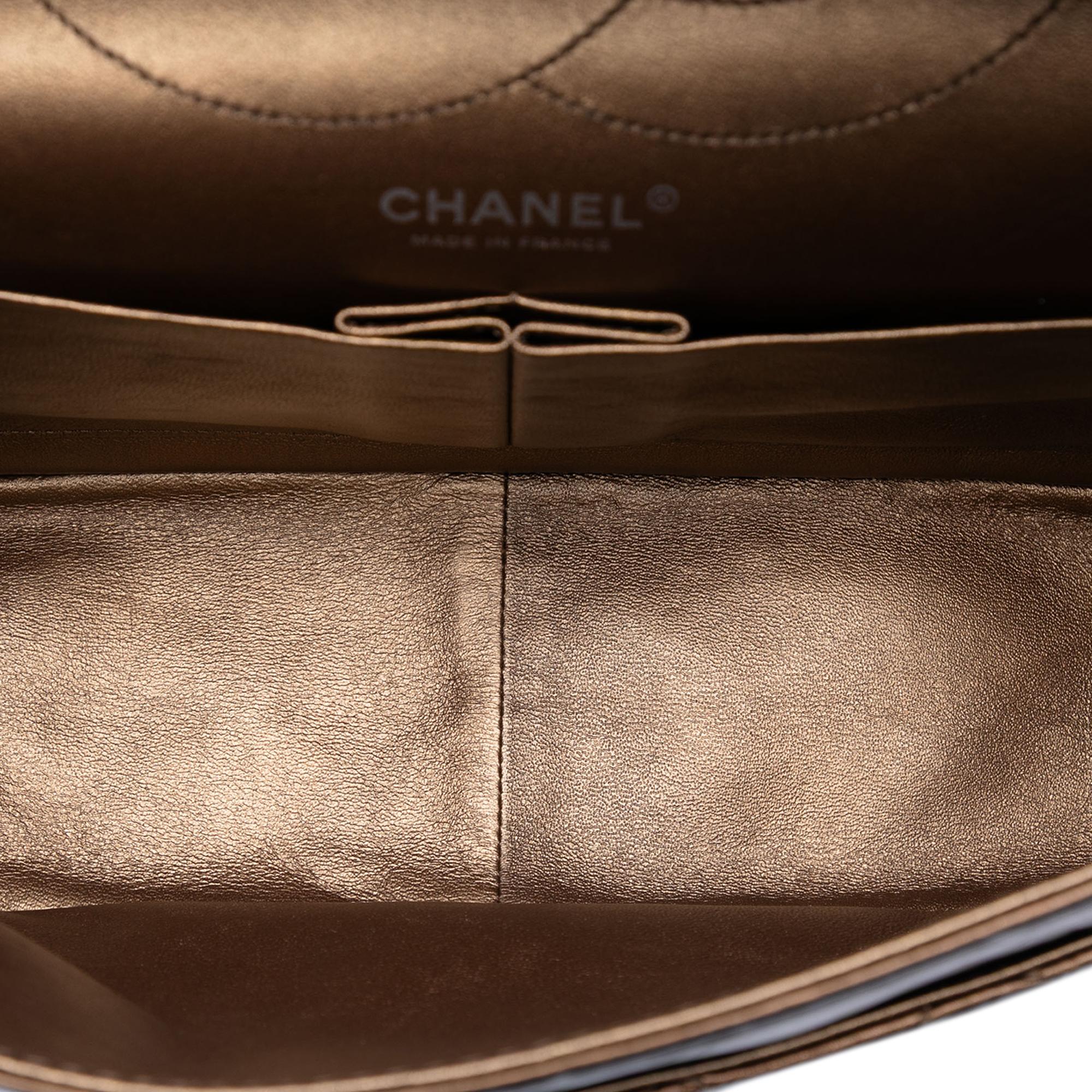 Chanel Metallic Aged Calfskin Reissue 2.55 Single Flap 227
