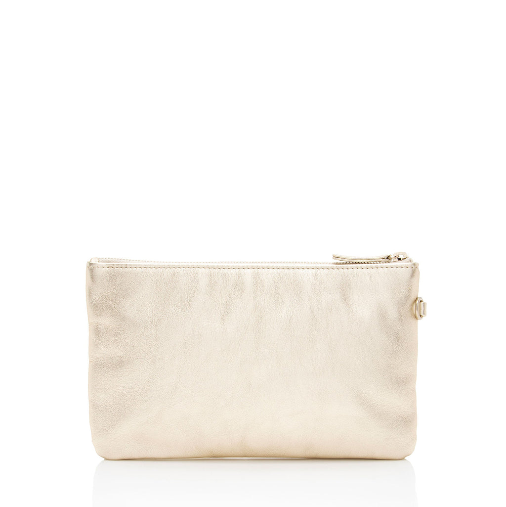 Chanel Metallic Calfskin Chanel 22 Pochette