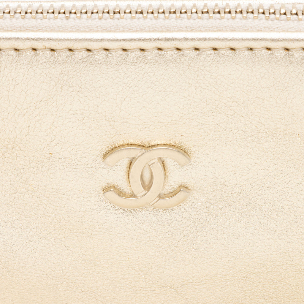 Chanel Metallic Calfskin Chanel 22 Pochette