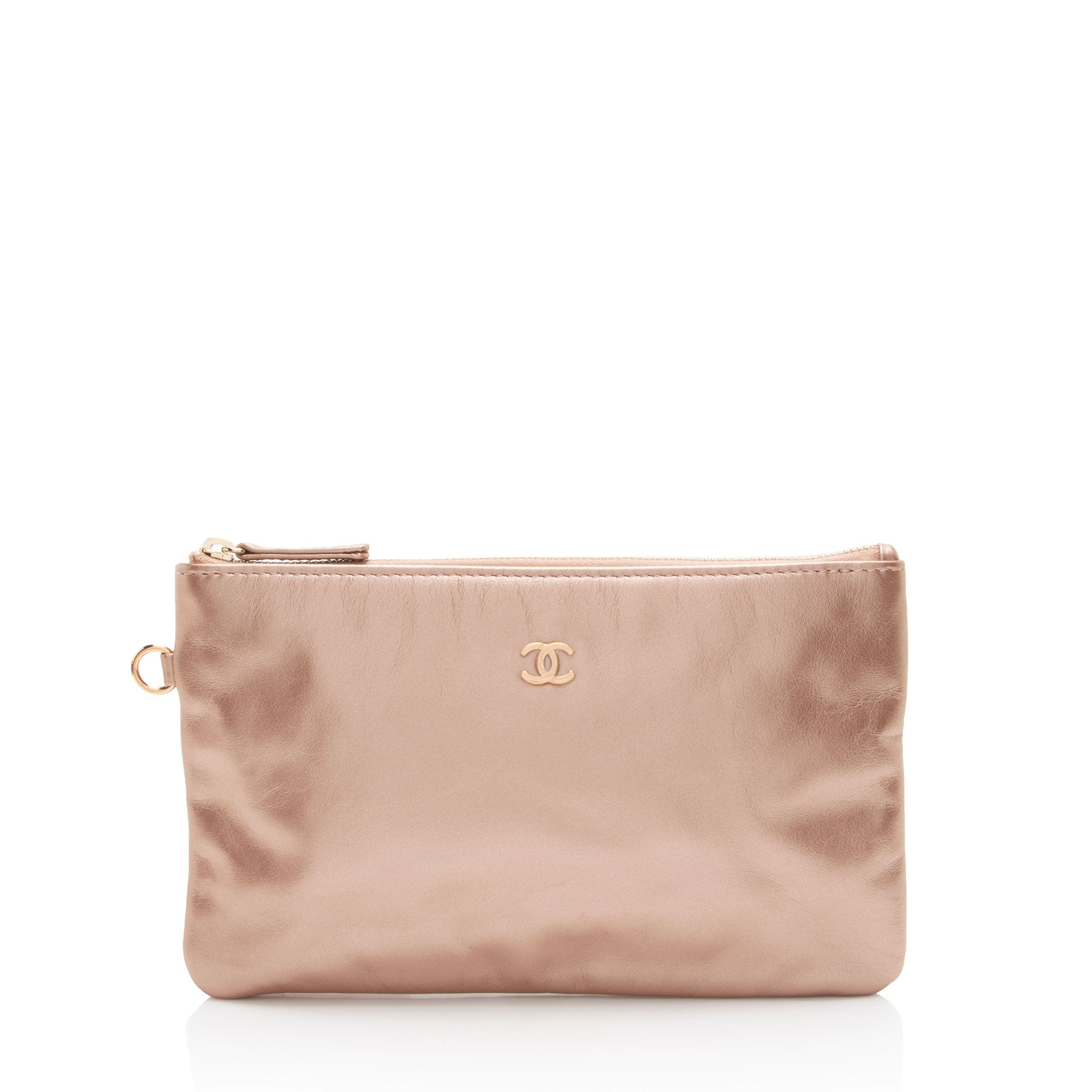 Chanel Metallic Calfskin Chanel 22 Pochette