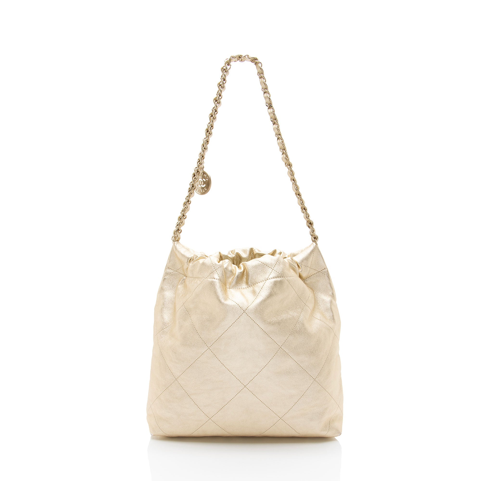 Chanel Metallic Calfskin Chanel 22 Small Shoulder Bag